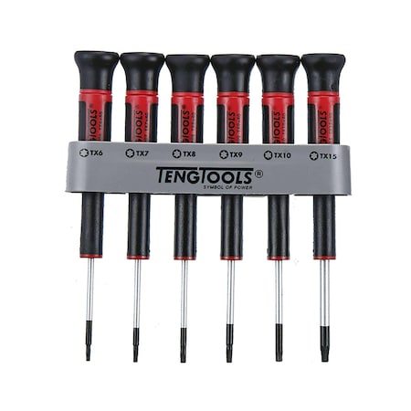 Teng Tools 6PC MINI TX SET w/STAND/HOLDE MDM706TX